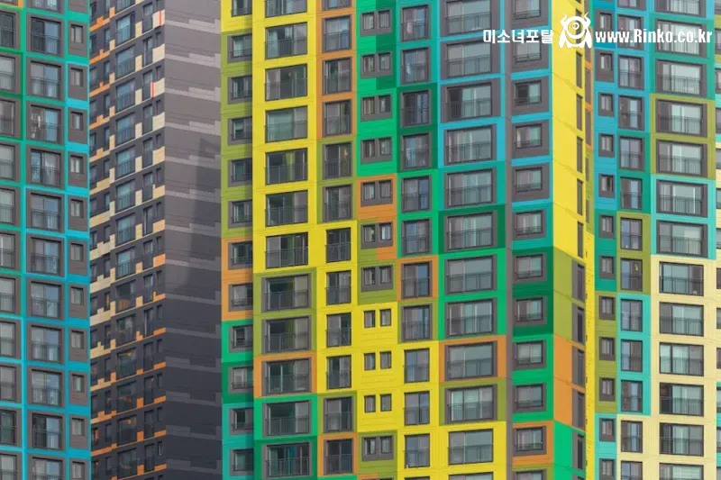 국내에서 도색이 가장 특이하다는 아파트