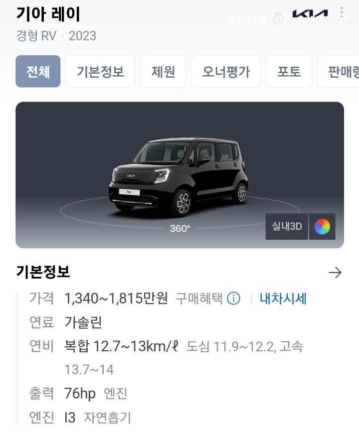 첫차로 많이 추천하는 자동차들