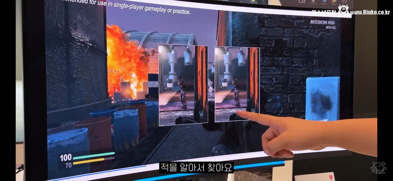 대놓고 모니터에 핵 기능 넣었다고 자랑하는 브랜드