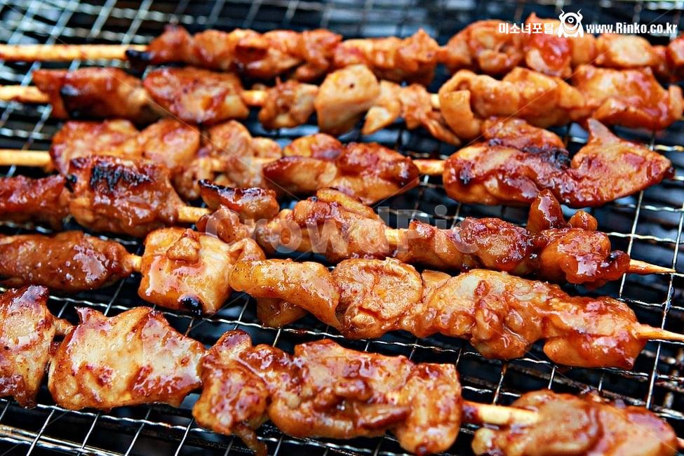 90년대 길거리 닭꼬치 비주얼