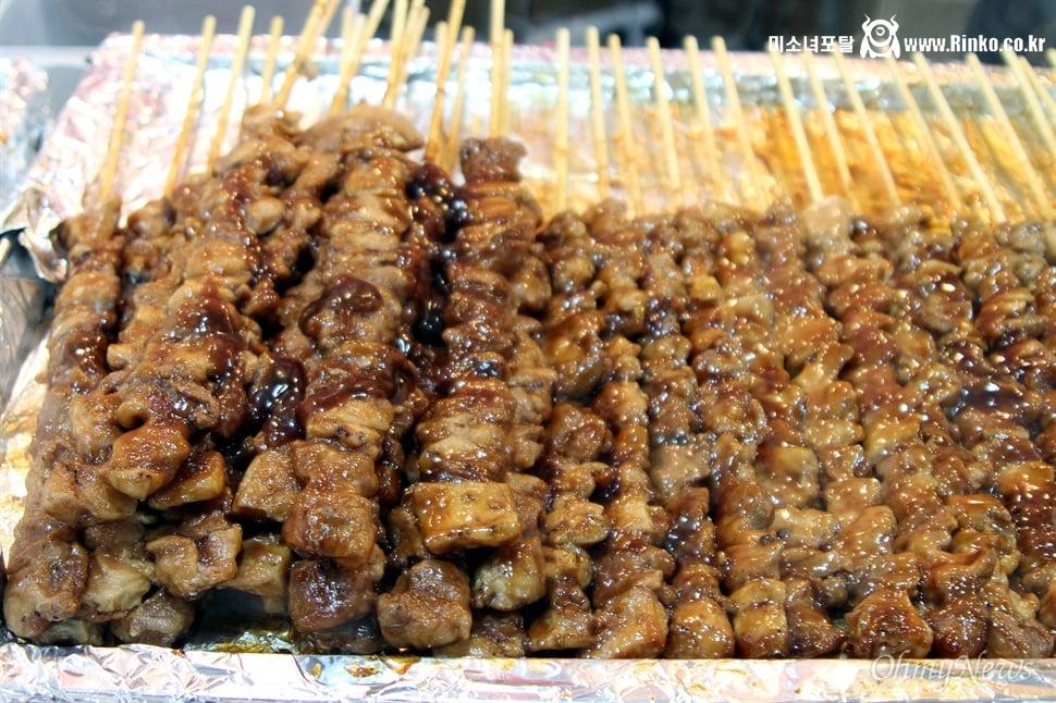 90년대 길거리 닭꼬치 비주얼