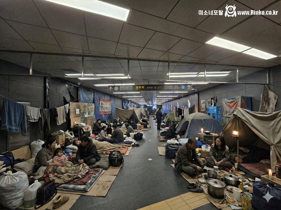 전쟁 시 지하철역이 엄청난 역할을 할 대한민국