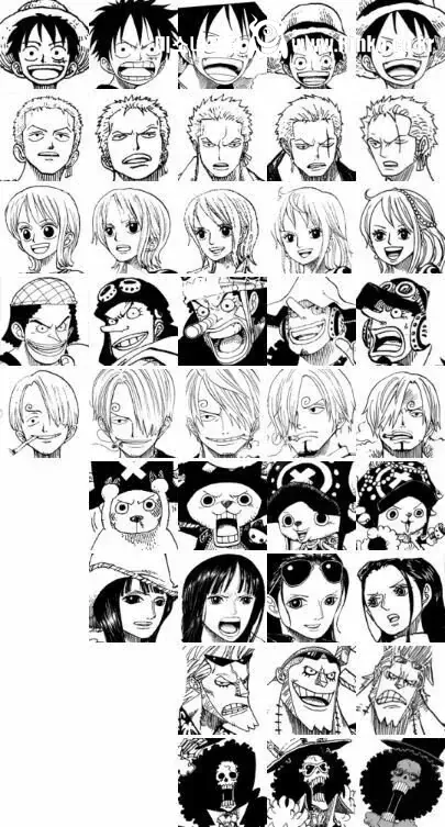 원피스 애니 & 만화 작화 변화