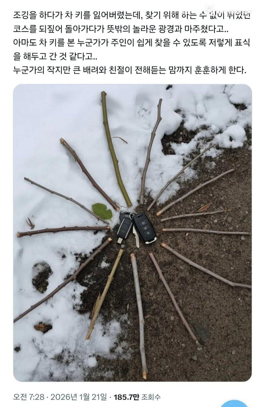잃어버린 차키 찾아주는 신박한 방법