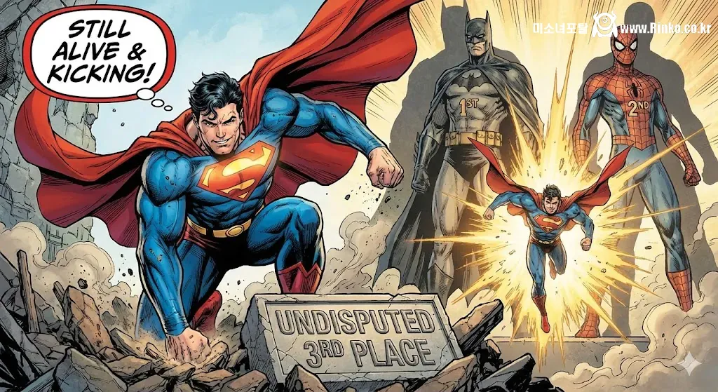 최근 슈퍼히어로 인기 순위