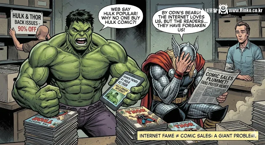 최근 슈퍼히어로 인기 순위