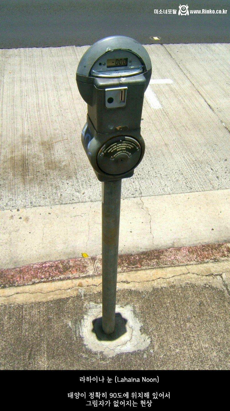 적도에서 볼 수 있는 그림자가 없어지는 시간