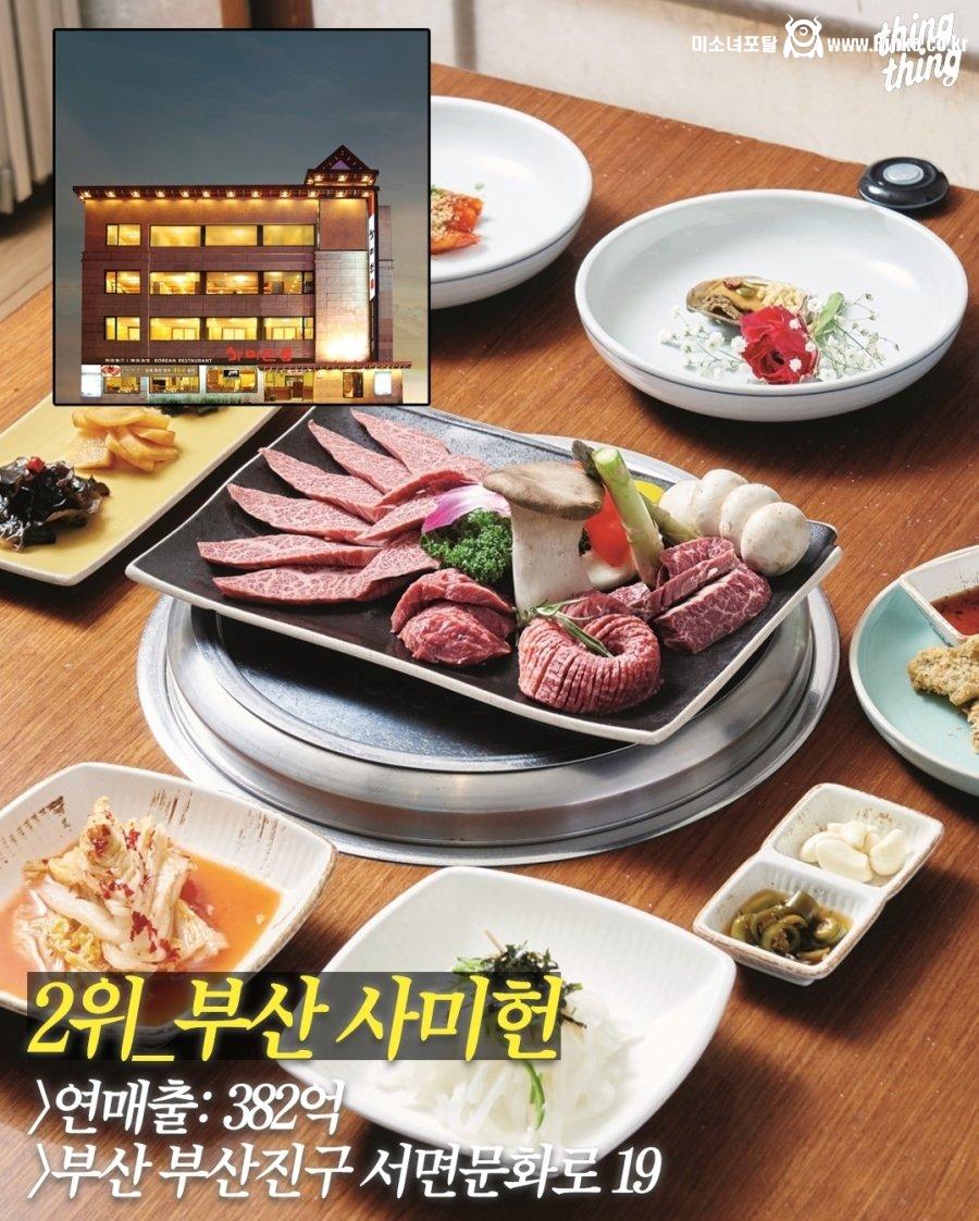 연매출 100억 넘는 전국 맛집 TOP 8
