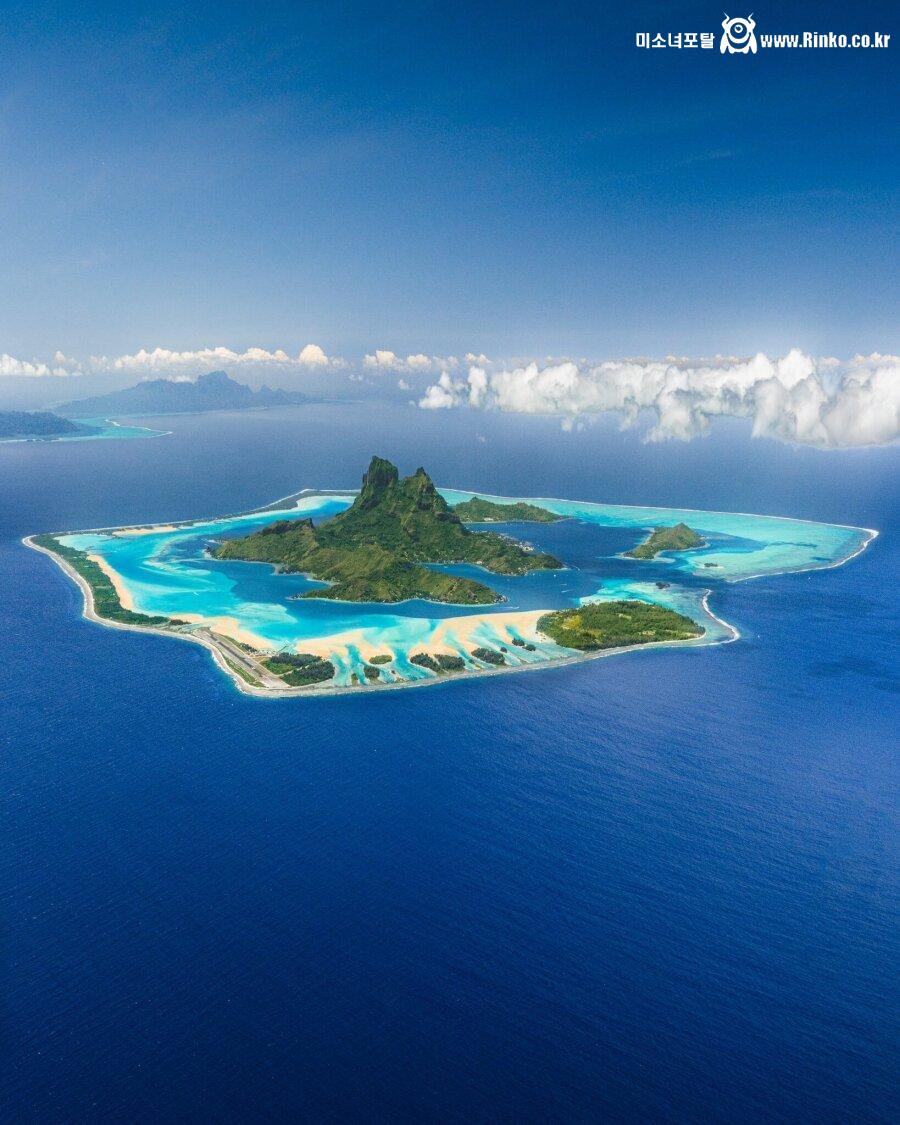몰디브보다 더 예쁘다는 보라보라 풍경