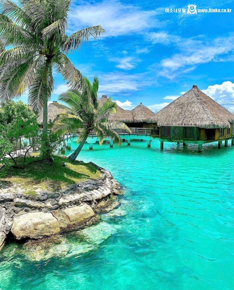몰디브보다 더 예쁘다는 보라보라 풍경