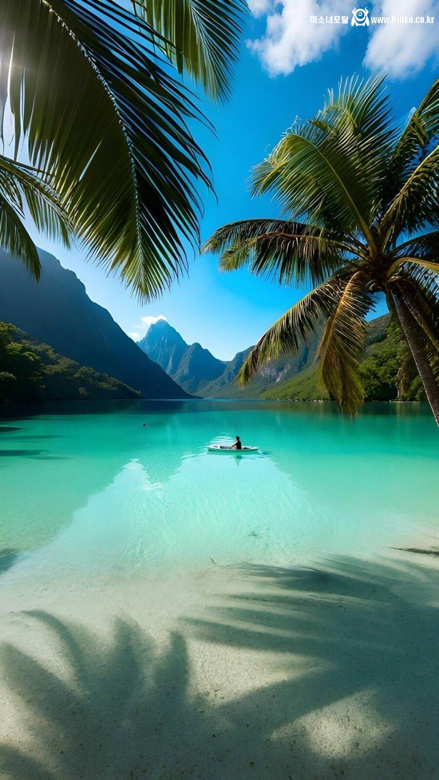 몰디브보다 더 예쁘다는 보라보라 풍경