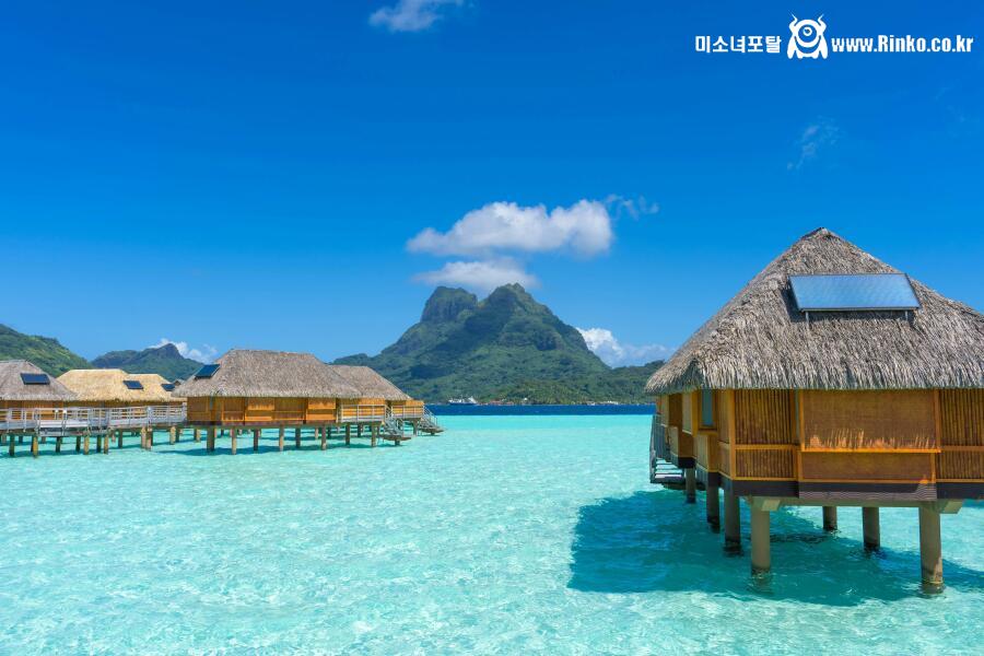 몰디브보다 더 예쁘다는 보라보라 풍경