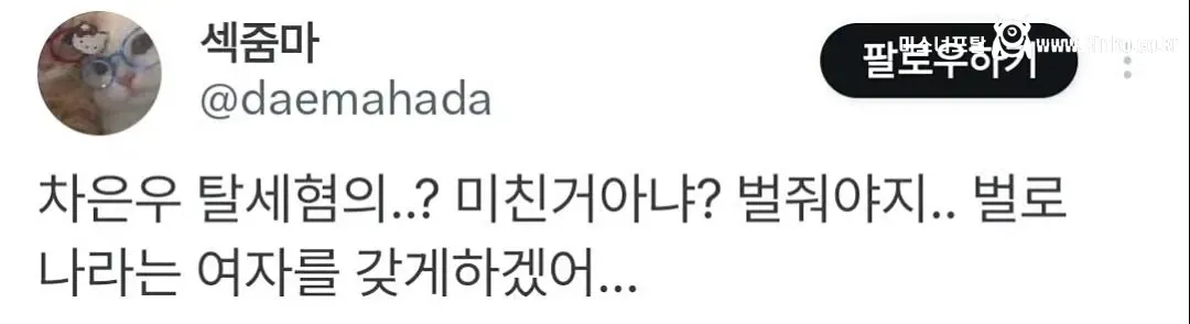 탈세 혐의 차은우가 받아야 하는 벌 수준 ㄷㄷ