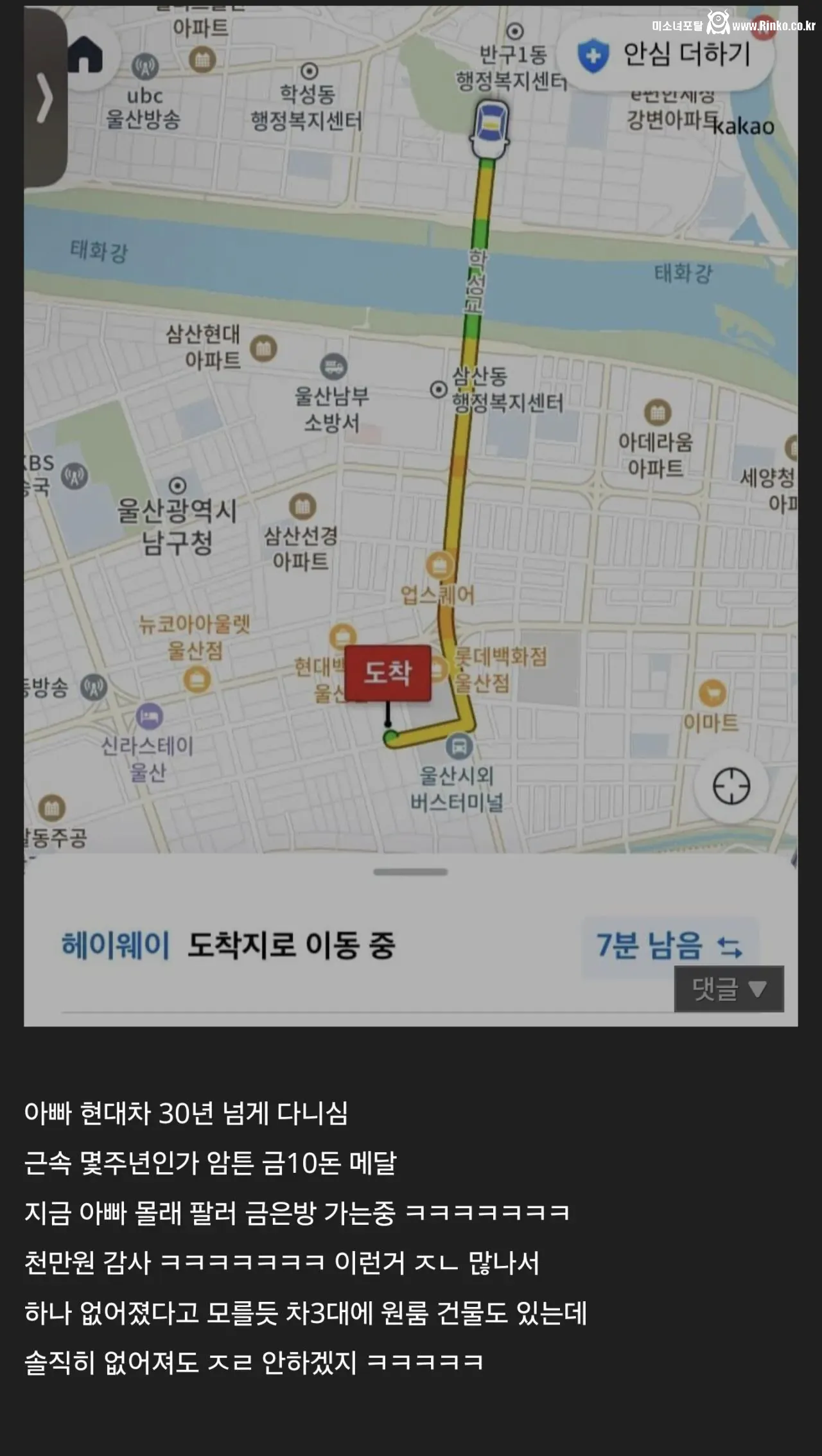 자식농사 조져버린 현대차 아저씨