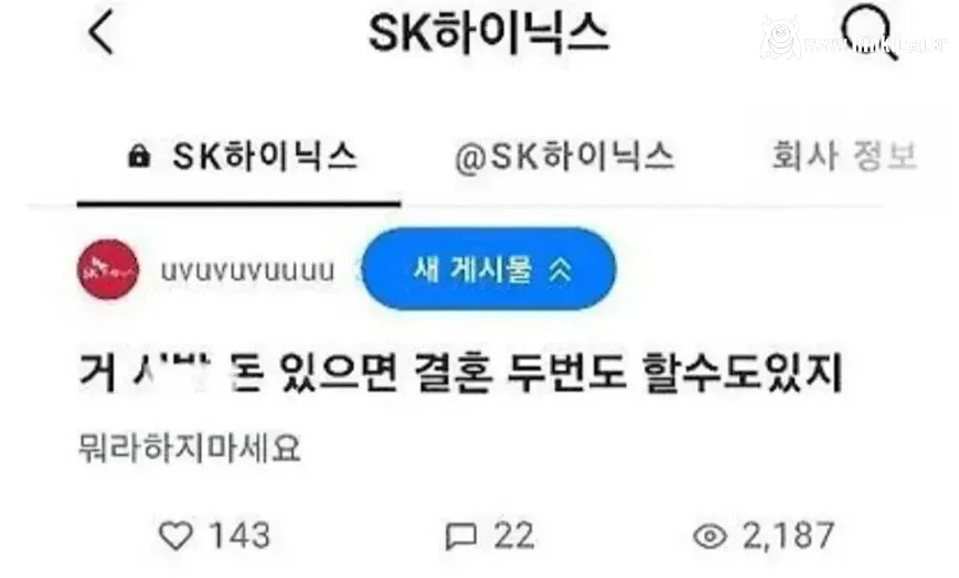 무지성 거인이 되고 만 하이닉스 직원들