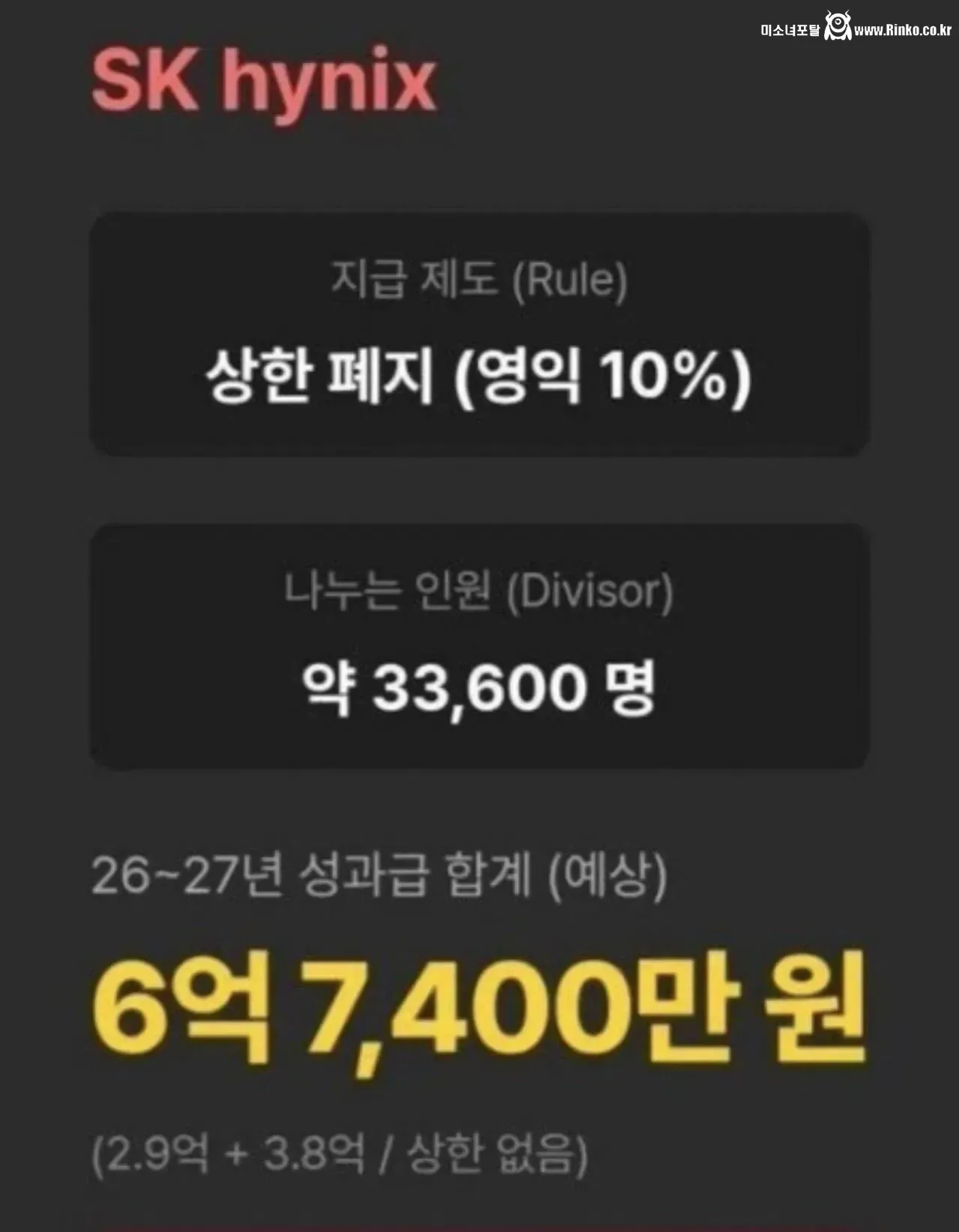 무지성 거인이 되고 만 하이닉스 직원들