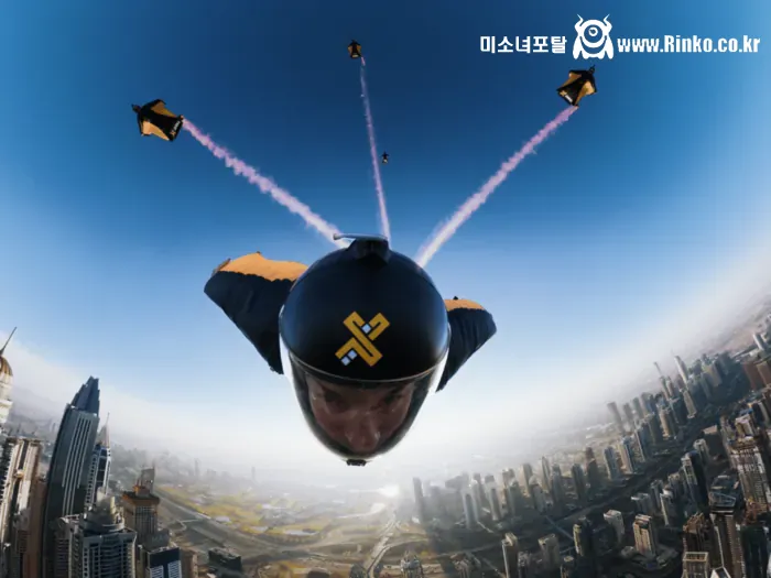 두바이 윙슈트 에어쇼.gif