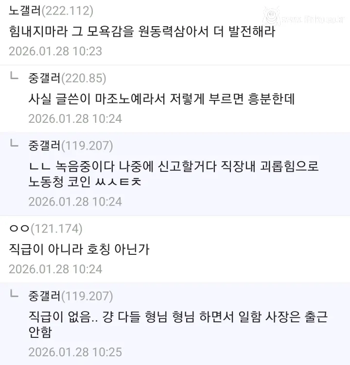 직급이 없어서 다른 이름으로 불린다는 디시인