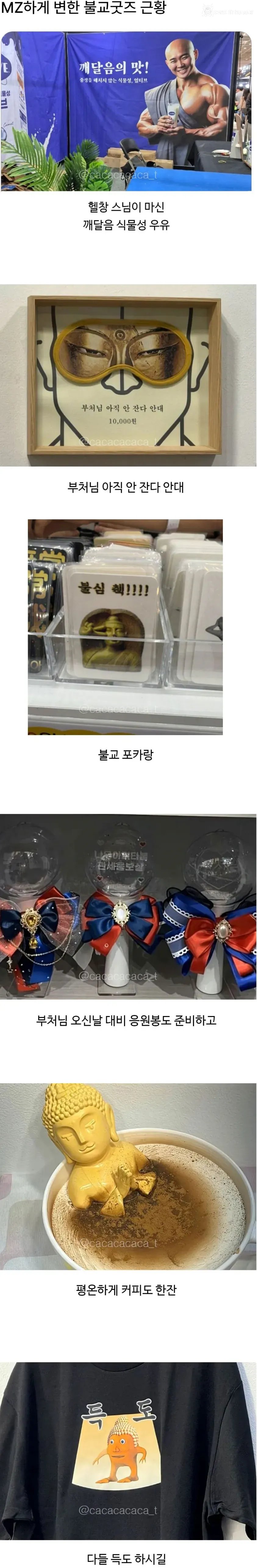 MZ하게 변한 불교 굿즈 근황
