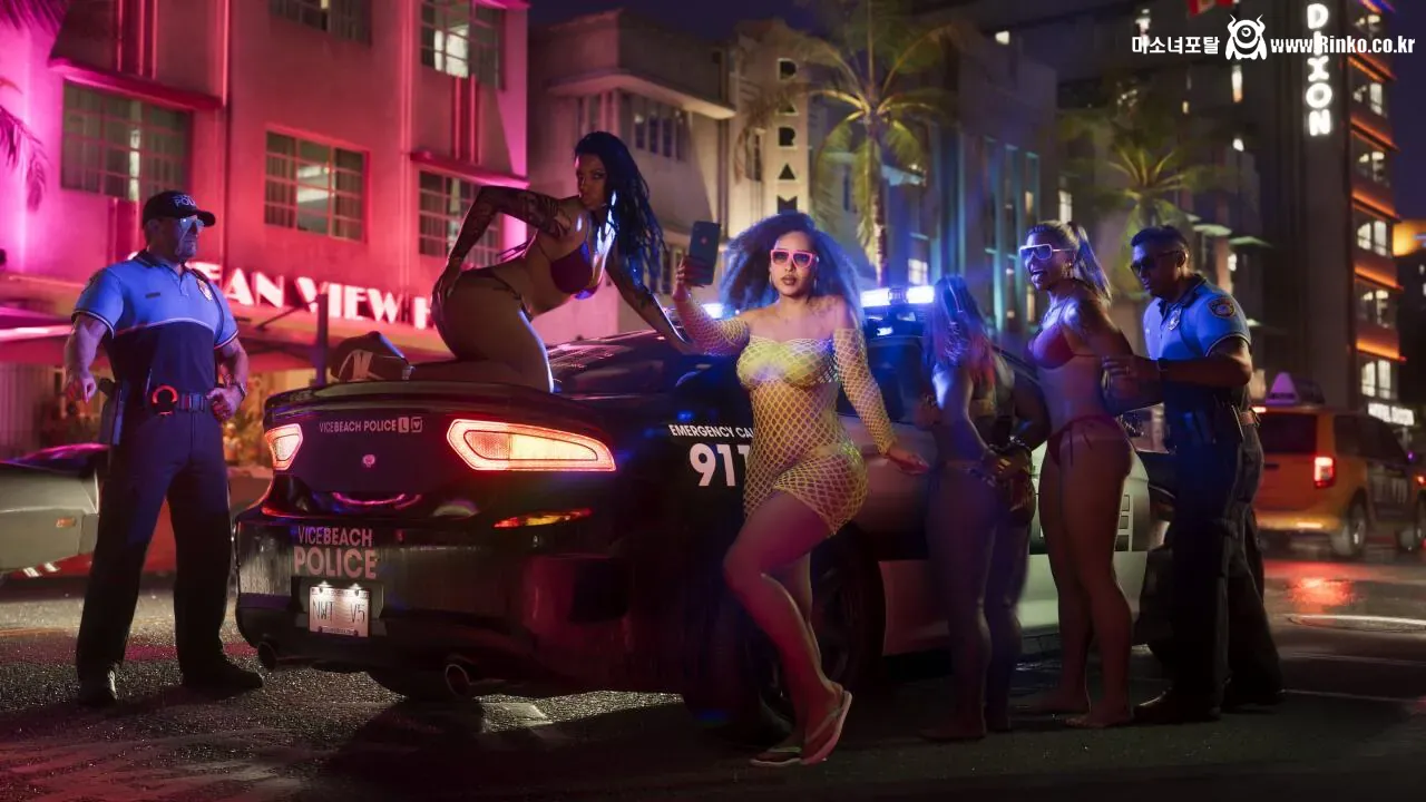 GTA6 인게임 스크린샷 뜸