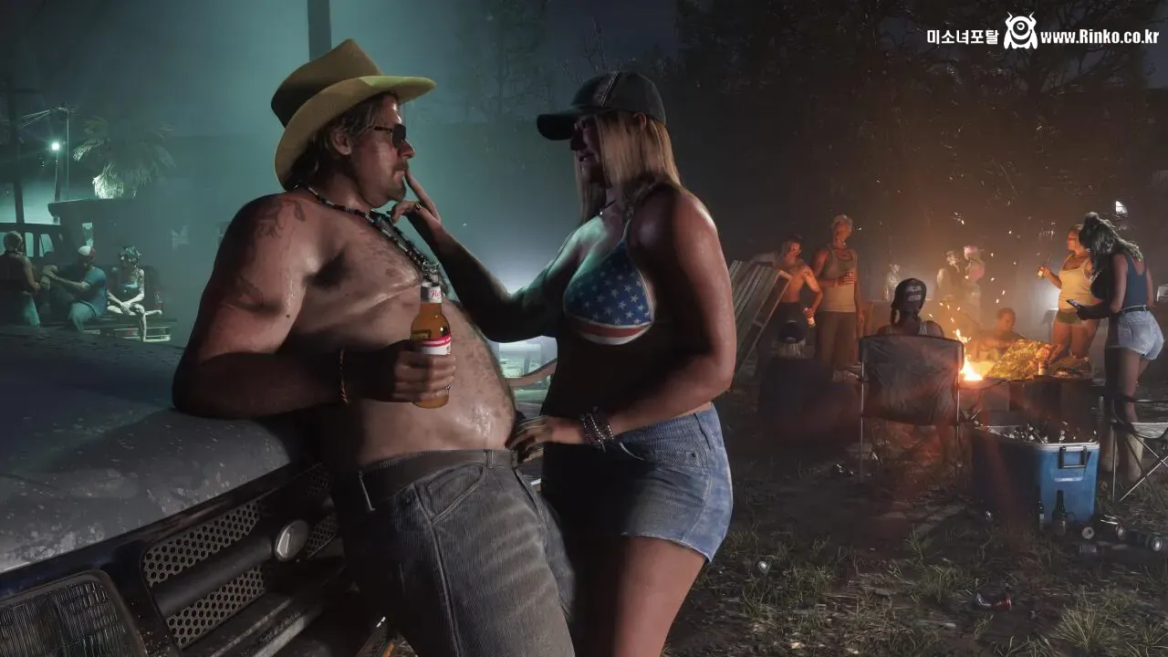 GTA6 인게임 스크린샷 뜸