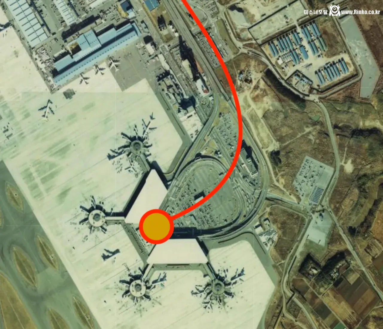 나리타 국제공항에 잊혀진 전철역