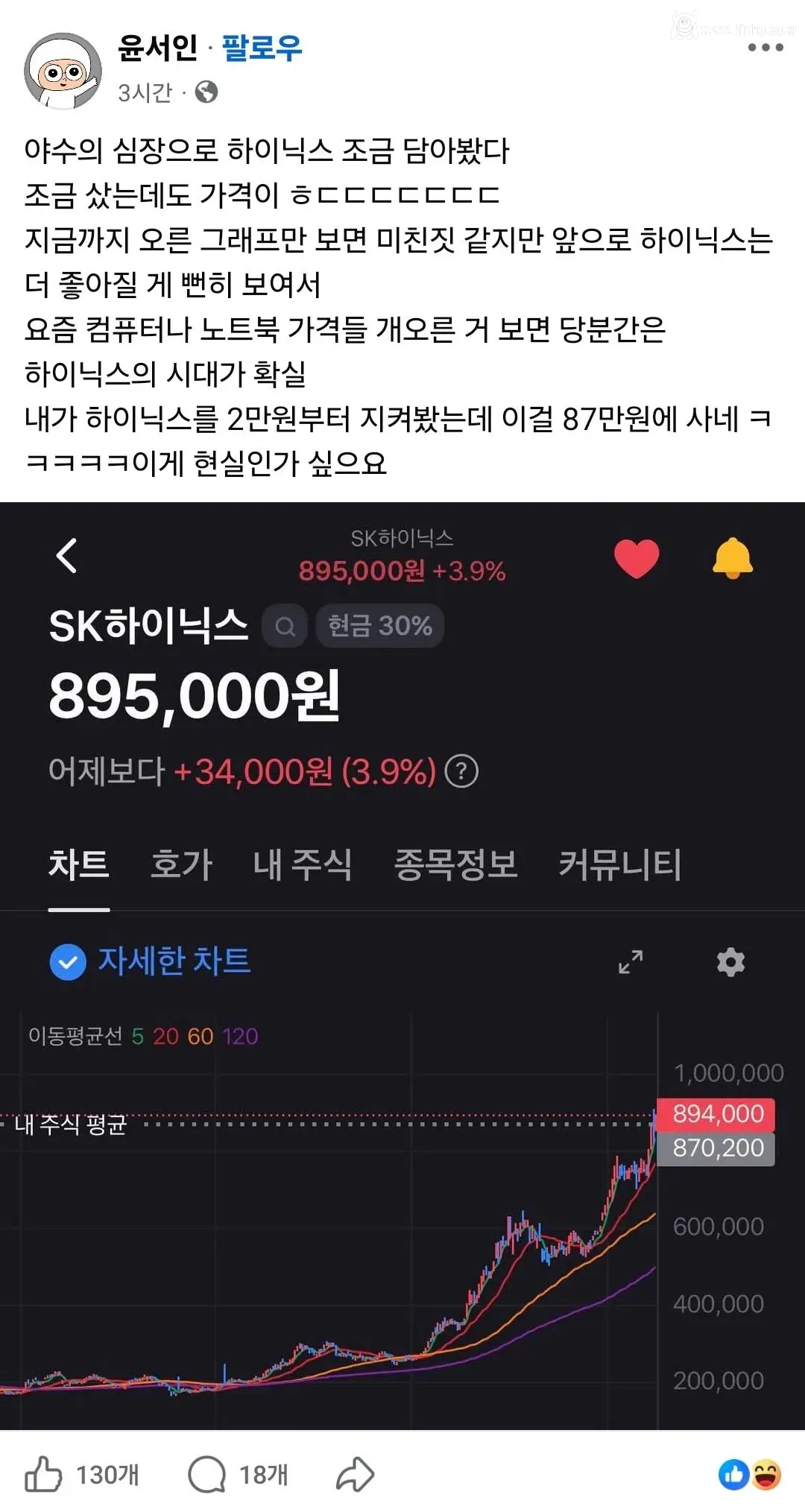 하이닉스 초대형 악재 떴다