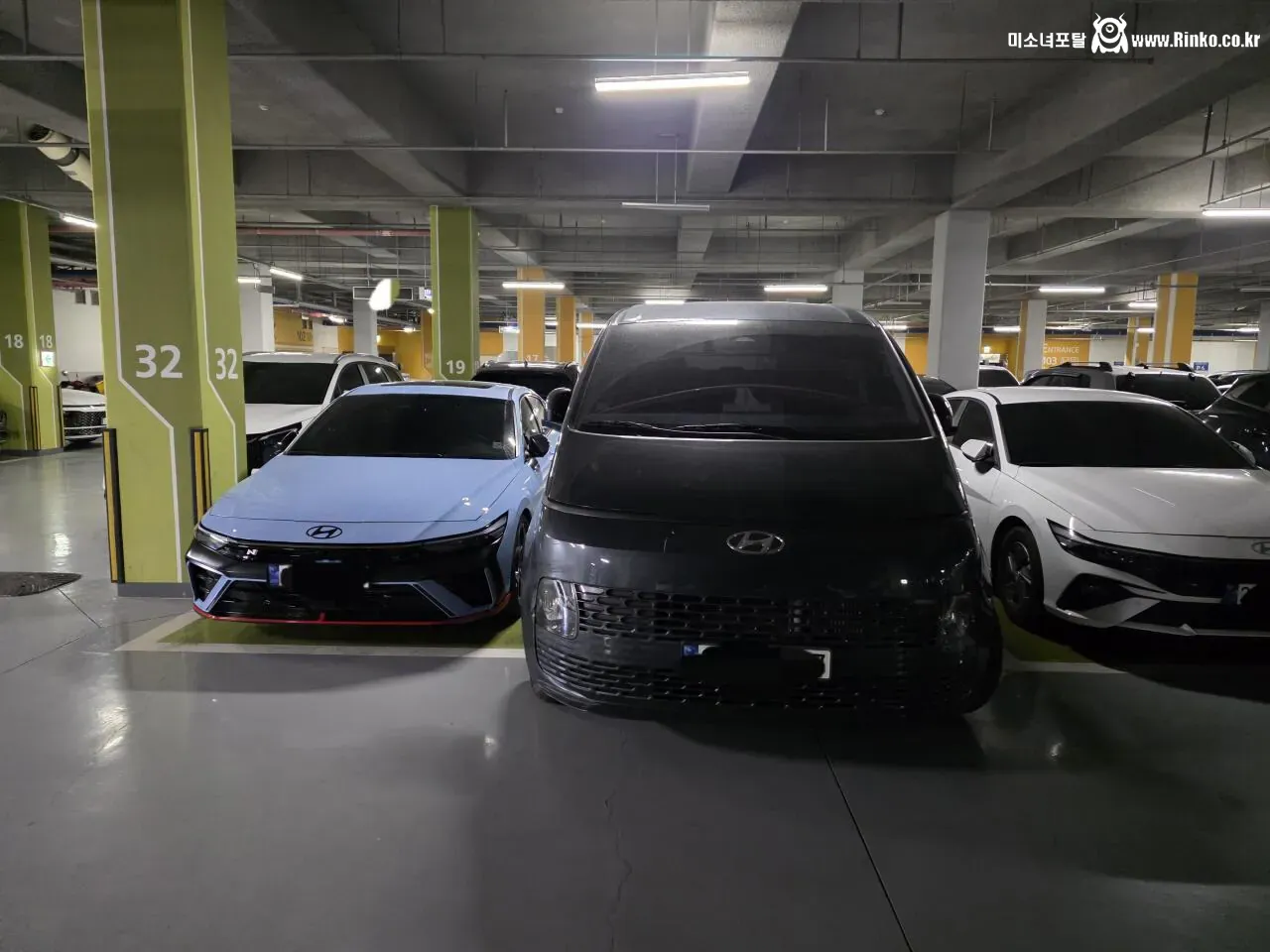 어느 아파트 주차장 빌런