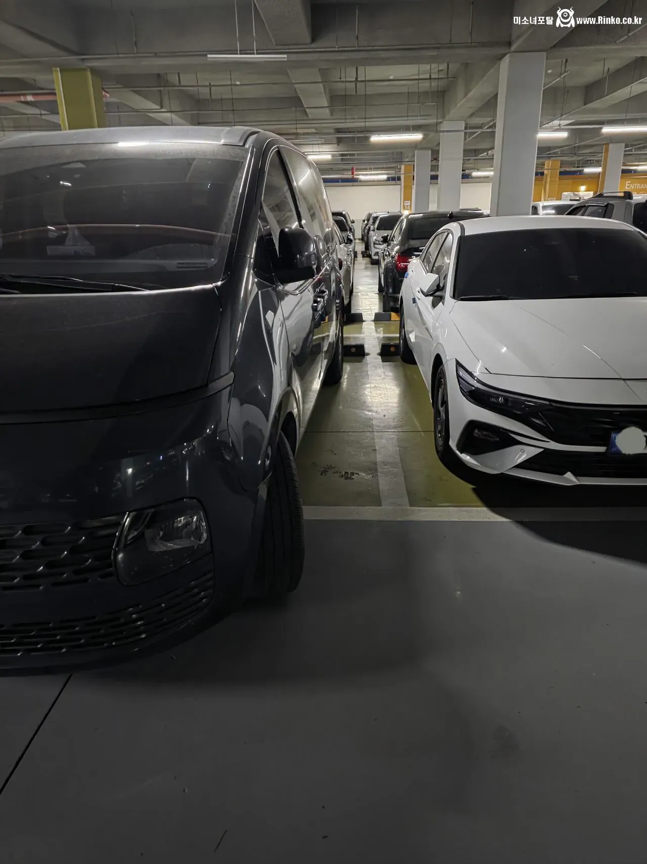 어느 아파트 주차장 빌런