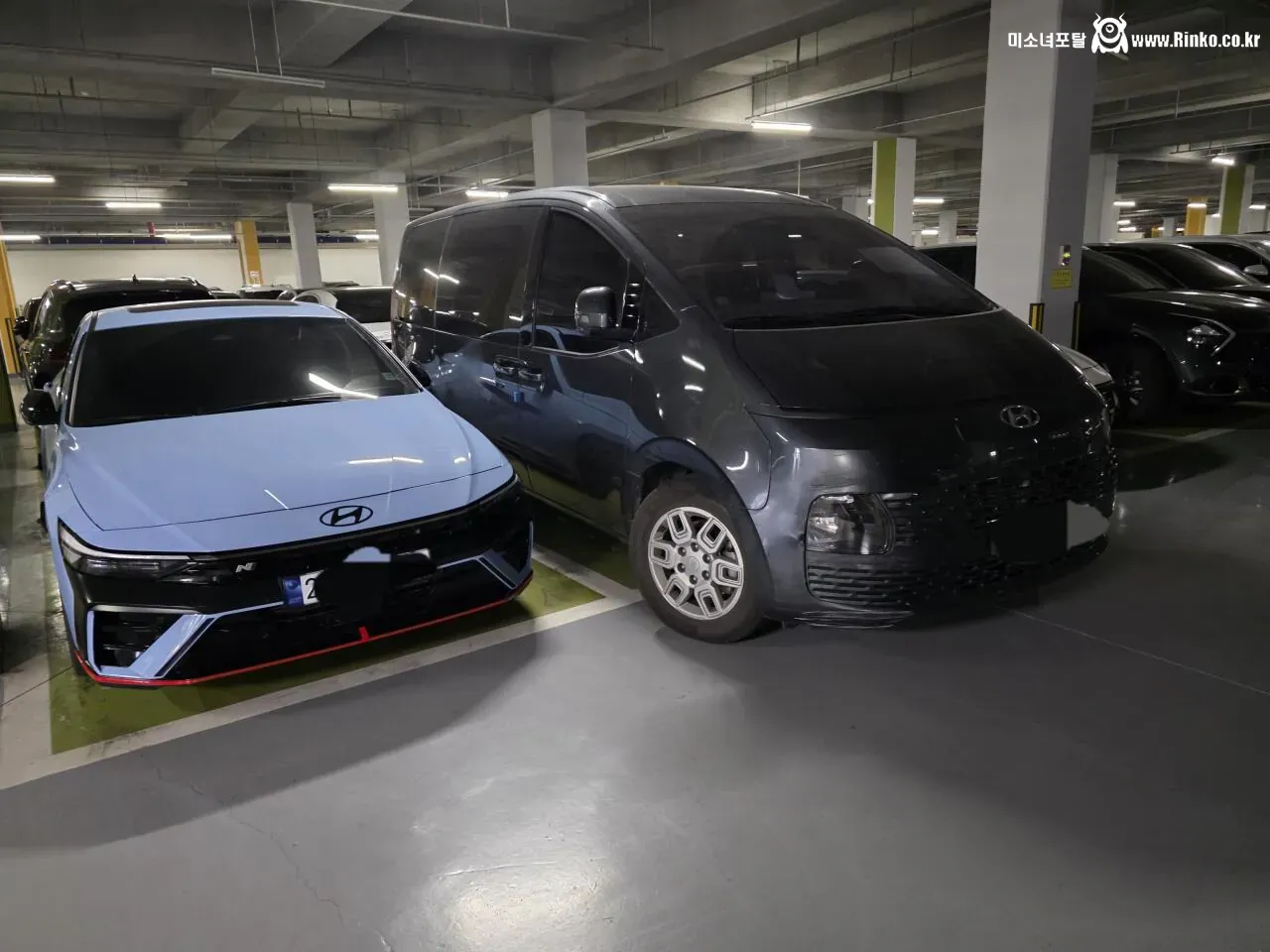 어느 아파트 주차장 빌런