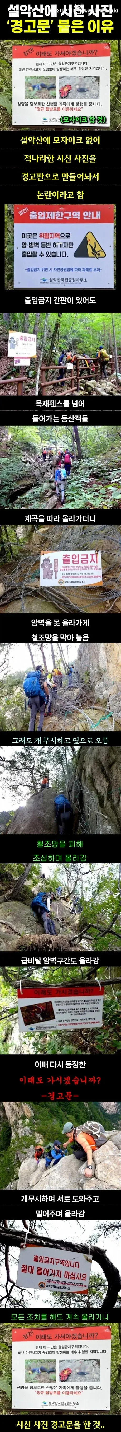 경고문 시체 사진을 노모자이크로 넣은 이유