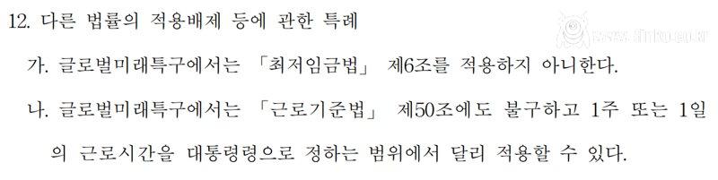 경상도의 기묘한 최저임금법