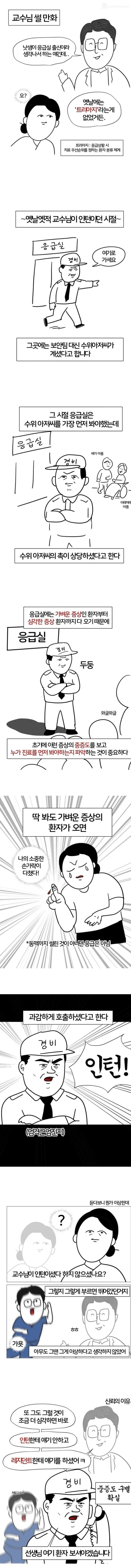 교수님이 풀어주는 옛 응급실 이야기