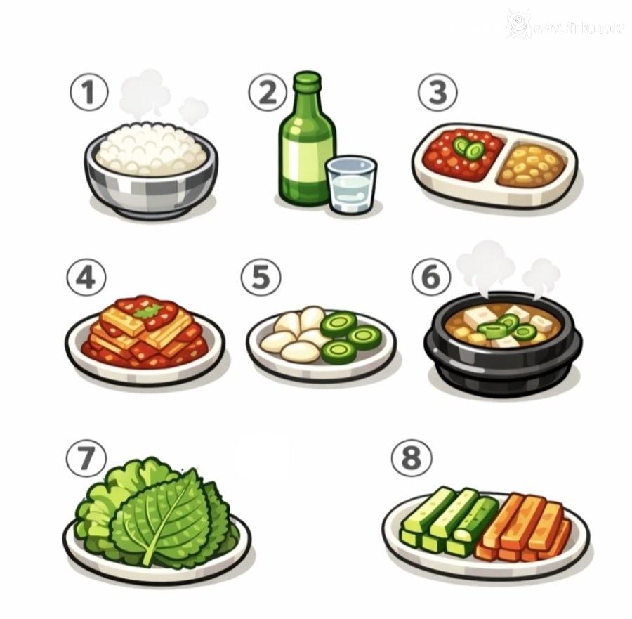 삼겹살을 먹을때 딱 3가지만 선택할 수 있다면?