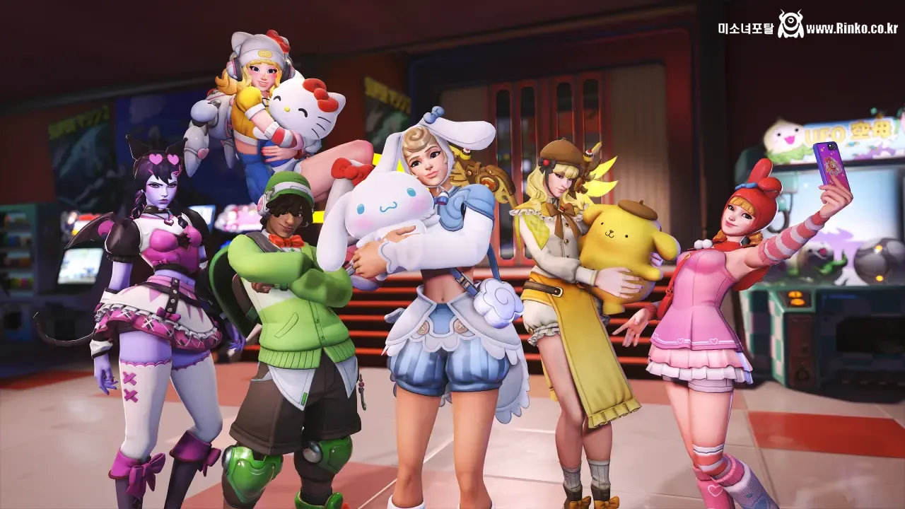 오버워치 & 헬로우 키티+산리오 콜라보 공개