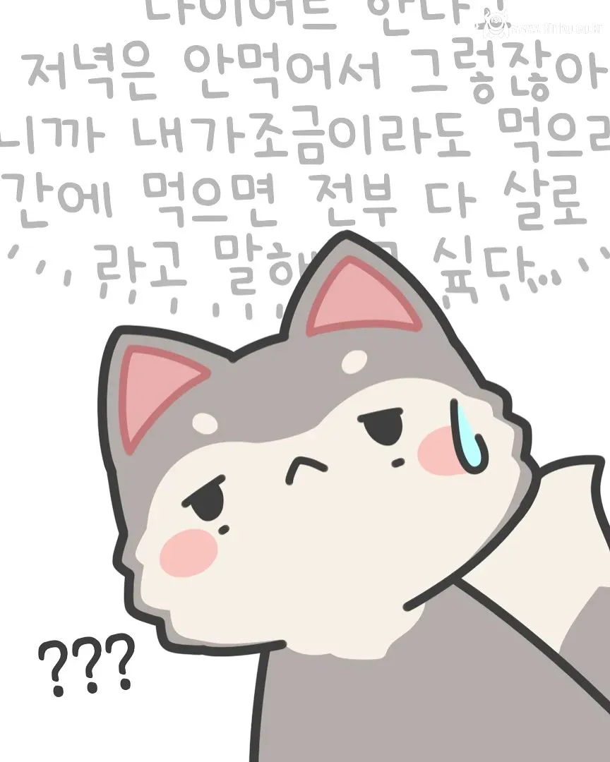 다이어트 한다고 저녁 안먹는다는 여친