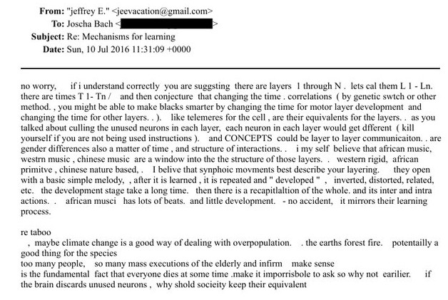 앱스타인의 특이한 사상 ㄷㄷ