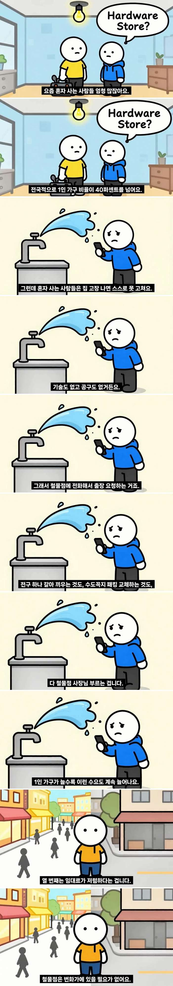 동네 철물점이 절대로 망하지 않는 이유
