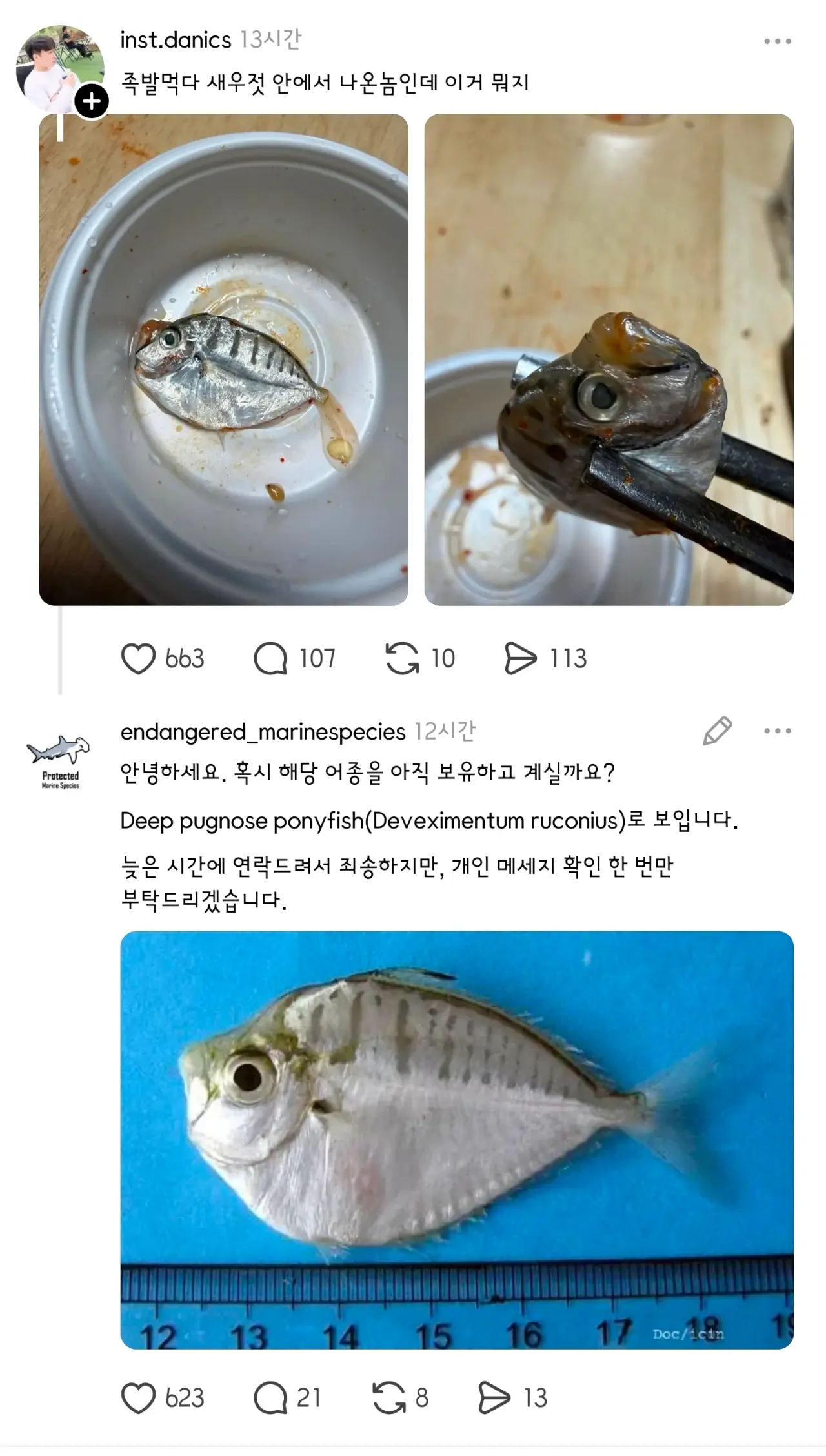 다급해진 수산과학원 직원