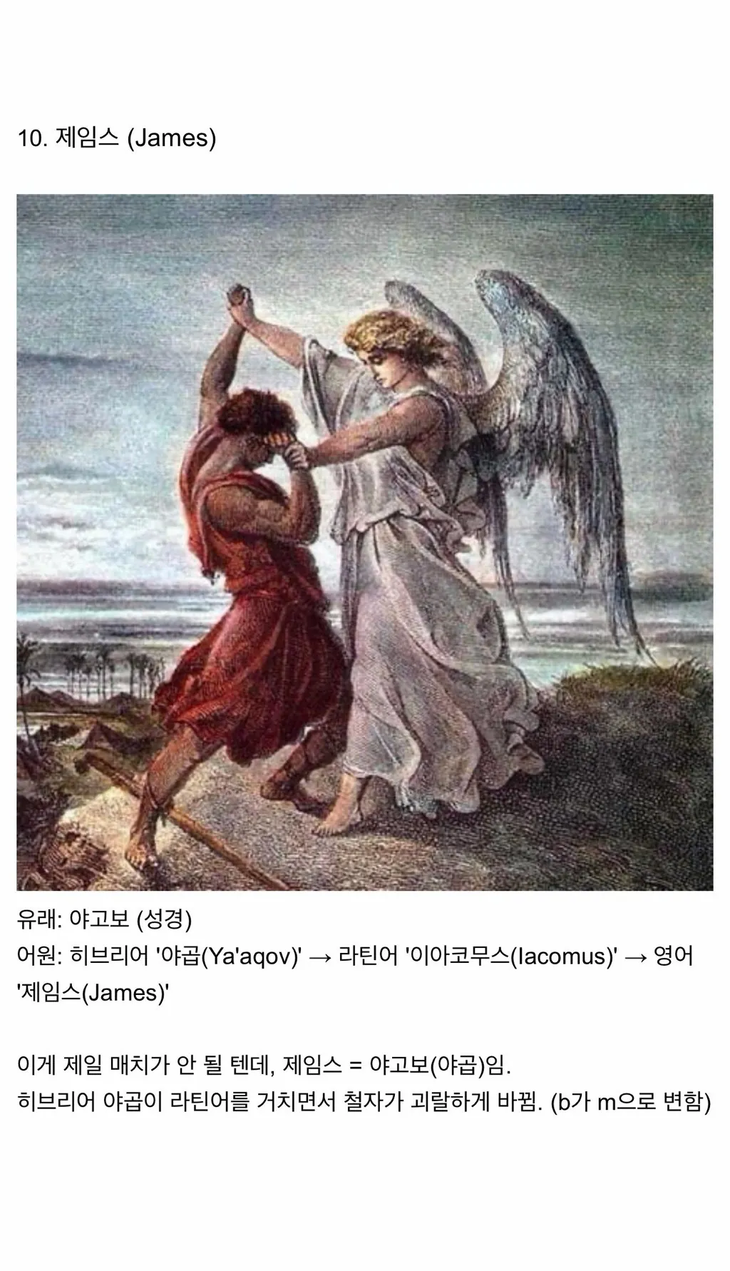 자주 보이는 영어 이름의 유래