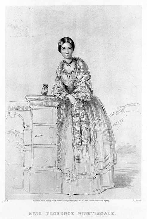 젊은 시절 플로렌스 나이팅게일의 미모