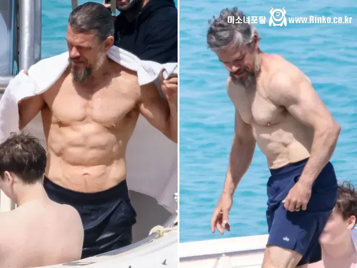 올해 55살인 맷 데이먼 몸매 위엄 ㄷㄷㄷ