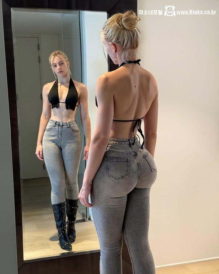 엉덩이는 양녀 못따라감