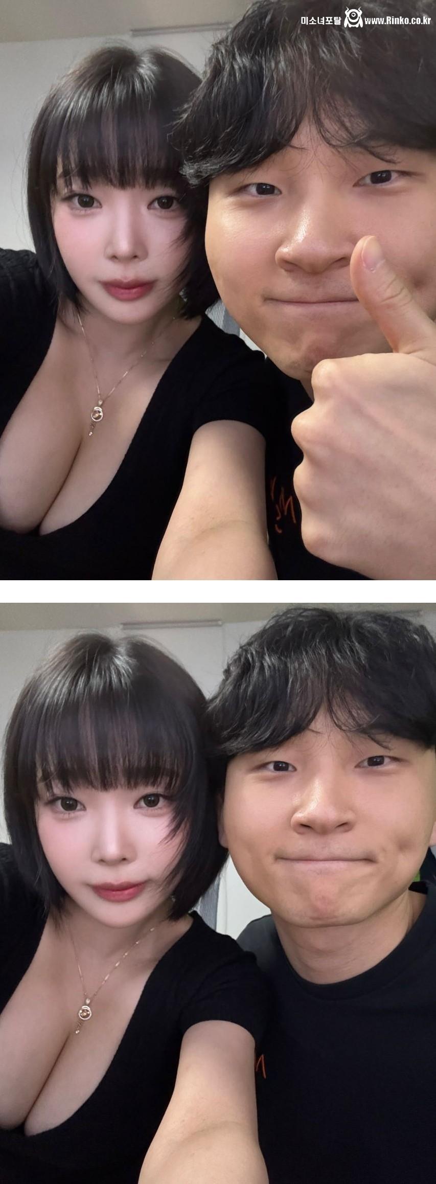 김민교랑 셀카 찍은 강인경 1