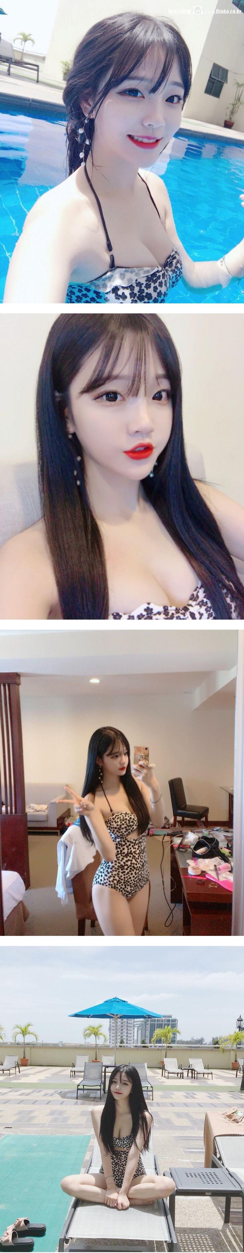 박민정 호피 수영복 레전드 1