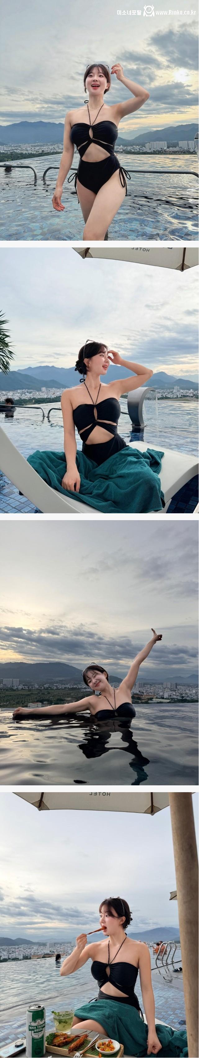 등산 유튜버 백만송희 모노키니 1