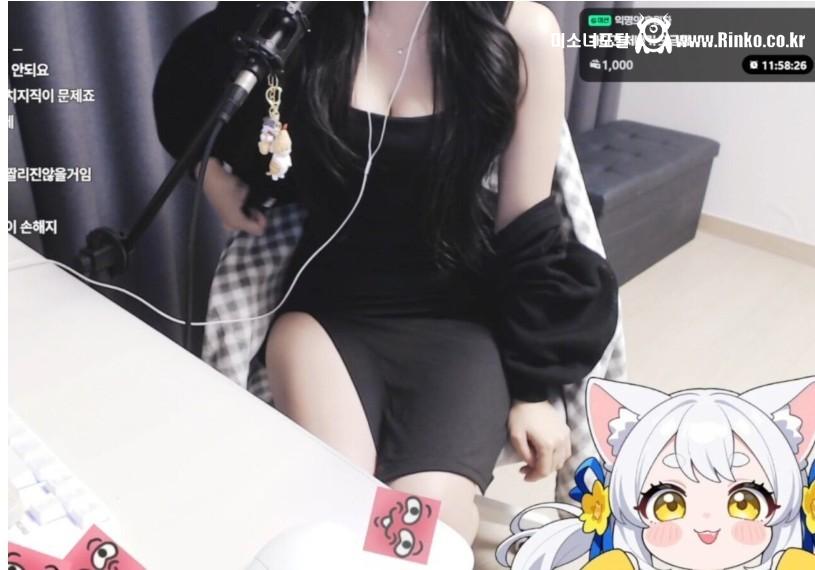 미시룩 야벅지 지리는 치지직 여캠 1