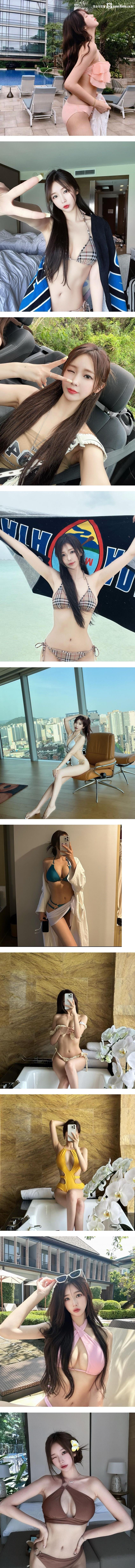 요즘 숲에서 노출 수위 가장 높은 여캠 1