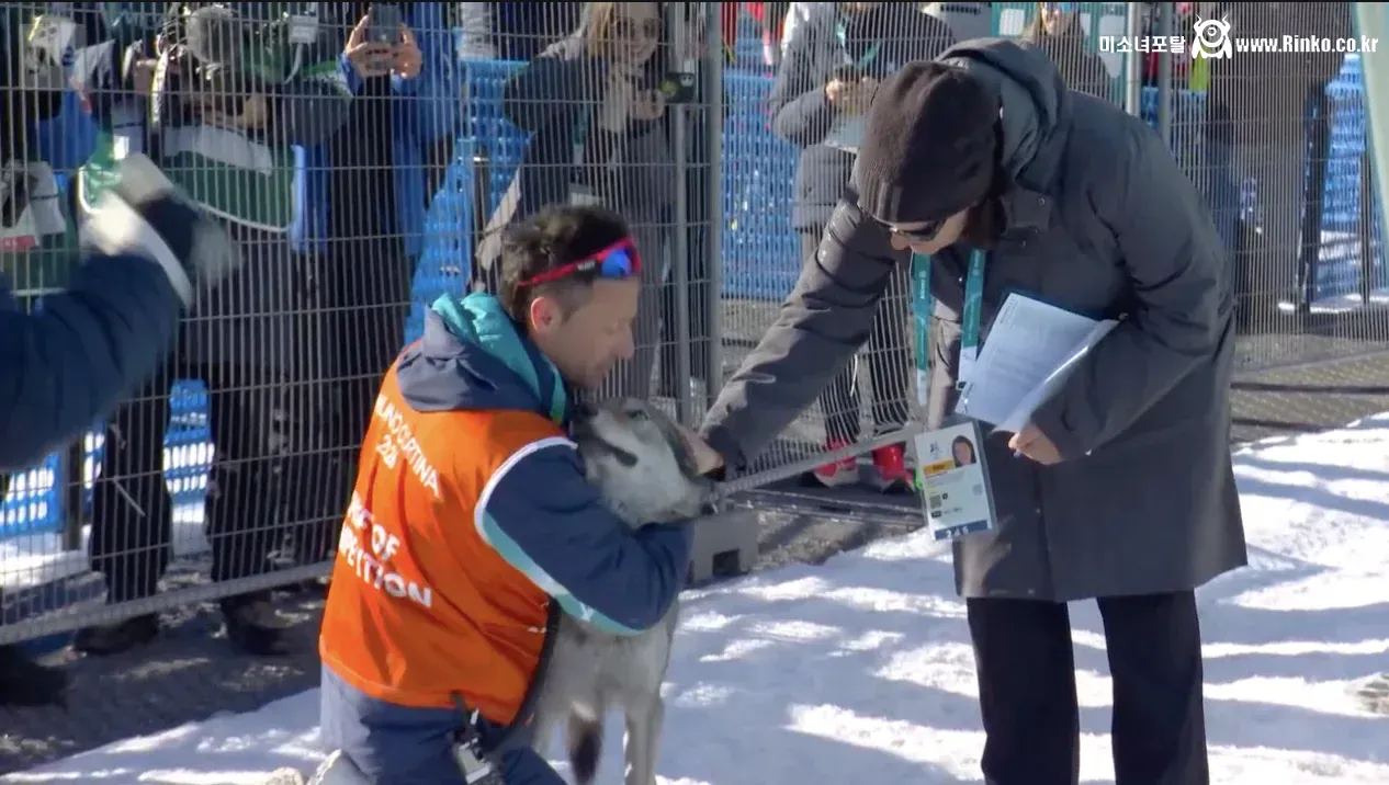 올림픽 크로스컨트리 경기도중 관객 난입 사건 발생 2