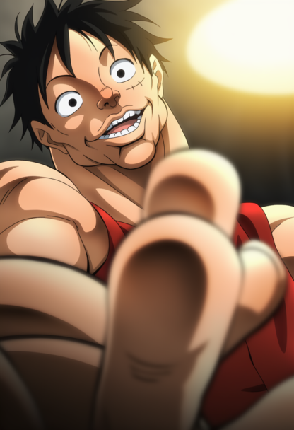 바키 그림체로 만든 원피스 캐릭터